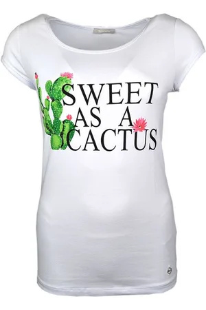 Tamaris T-Shirt Sweet Cactus Aufdruck "Sweet as a Cactus" - Verkäufer: Markenschuhwelt&More