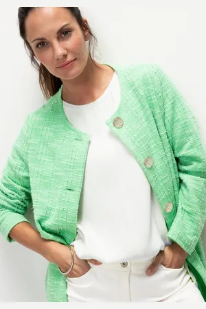 Bianca Langjacke MAXIM in angesagter Bouclé-Optik und cooler Trendfarbe - Verkäufer:
