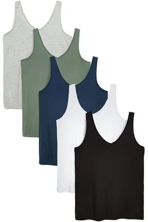 Next Shirttop 5er-Pack Lässige Trägertops, Kurzgröße (5-tlg) - Verkäufer: Germany GmbH
