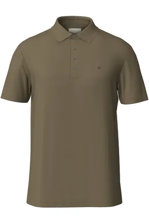 Calvin Klein Poloshirt SS SUPIMA CHEST EMB POLO Mit Rundhalsausschnitt