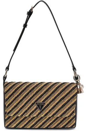 Guess Umhängetasche Schultertasche Simona natural/black (1, 1-tlg., 1) - Verkäufer: TaschenParadies