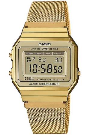 Casio Quarzuhr A700WEMG-9AEF Unisex-Uhr Vintage Iconic Quarz Edelstahl-Armband Gold-T - Verkäufer: Karat24