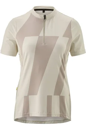 Gonso Radtrikot Adventure Jersey Halfzip W Damen Fahrradtrikot kurzarm, Rückentasche mit RV, Quick-Dry, Slim Fit