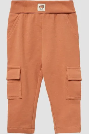 QS by s.Oliver Leggings Leichte Sweathose mit Umschlag und Cargotaschen Label-Patch - Verkäufer: