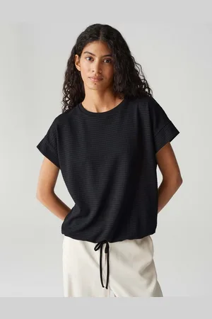 Opus Kurzarmshirt SOLKE Loose mit texturierter Oberfläche - Verkäufer: GmbH | someday GmbH