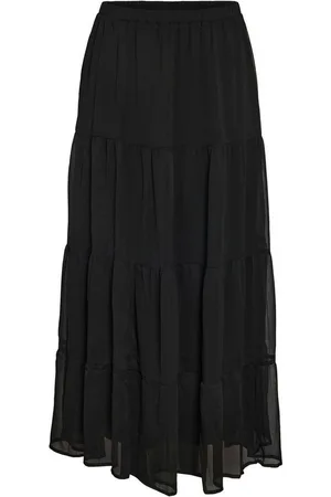 Noisy May Sommerrock Gemusterte Maxi-Rock mit elastischem Bund NMFAIRY MAXI CHIFFON SKIRT WVN - Verkäufer: ARIZONAS
