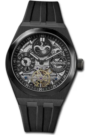 INGERSOLL 1892 Quarzuhr Herrenuhr PUR , (Analoguhr), Herrenuhr PURarmband , rundes Gehäuse, groß (ca. 43mm) - Verkäufer: Fit4Style Silberschmuck - IMPPAC