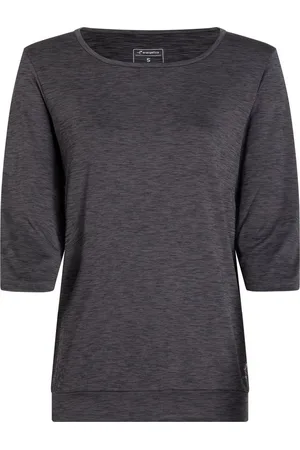 energetics T-Shirt Da.-Shirt Jewel 3/4 SS W MELANGE/BLACK/ANTHRA - Verkäufer: INTERSPORT Schwab