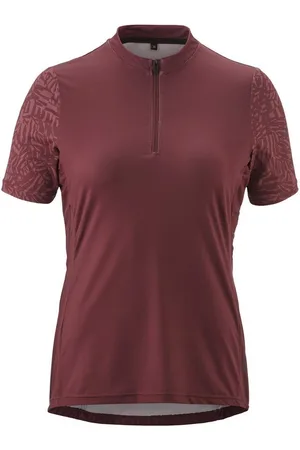 Gonso Radtrikot Adventure Jersey Halfzip W Damen Fahrradtrikot kurzarm, Rückentasche mit RV, Quick-Dry, Slim Fit