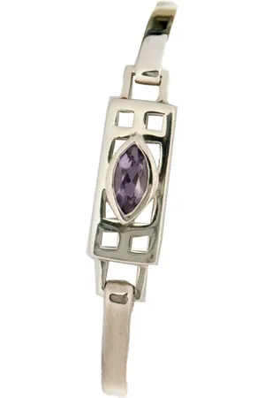 HOPLO Silberarmband Mackintosh, Armreifen 925er Silber mit Stein Amethyst - Verkäufer: Holzenplotz