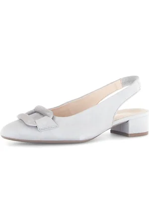 Gabor Slingpumps Blockabstz, Festtagsschuh, Hochzeitsschuh mit elastischem Riemchen