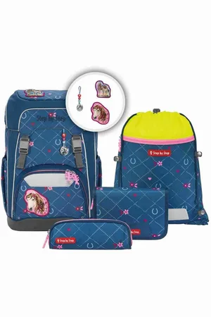 STEP BY STEP Schulranzen GIANT Schulrucksack-Set "Horse Lima", 5-teilig - Verkäufer: Ranzenmaxx