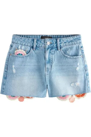 Next Shorts Denim-Shorts in Häkeloptik aus 100 % Baumwolle (1-tlg) - Verkäufer: Germany GmbH