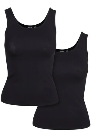 Urban classics Muskelshirt Damen Ladies 2-Pack Basic Stretch Top (1-tlg)