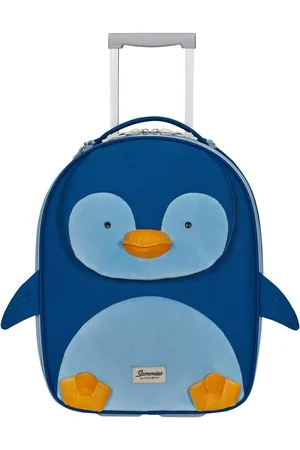 Samsonite Kinderkoffer Happy Sammies ECO, Penguin Peter, 2 Rollen, Kinderreisekoffer Handgepäck Reisekoffer Trolley