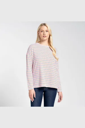 Craghoppers Kurzarmshirt - NosiLife Cora Damen Oberteil mit langem Ärmel, gestreift - Verkäufer: hive outdoor