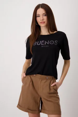 monari T-Shirt Shirt Buenos Mit Rundhalsausschnitt