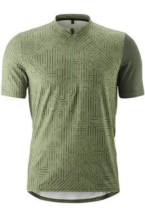 Gonso Radtrikot Adventure Jersey Halfzip M Herren Fahrradtrikot kurzarm, Rückentasche mit RV, Quick-Dry, Slim Fit