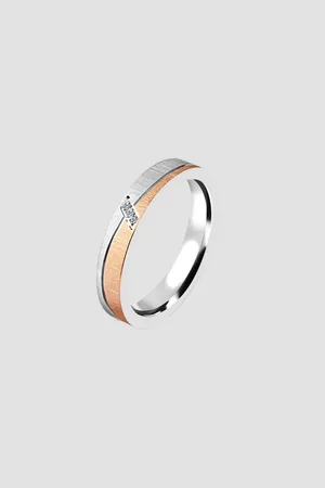 Akzent Partnerring Vision Highlight aus Edelstahl Similibesatz (silberfarben/ (Einzeln), Damen Ring - Verkäufer: Shaghafi GmbH