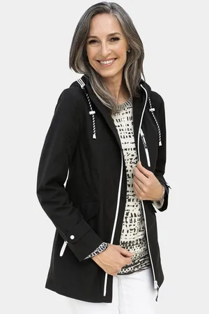 GOLDNER Outdoorjacke Kurzgröße: Leichte Longjacke mit Kapuze Ohne - Verkäufer: