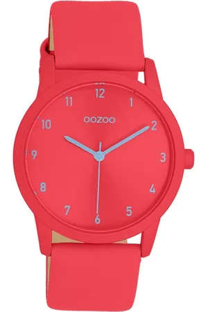 Oozoo Quarzuhr Damen Armbanduhr Analog, (Analoguhr), Damenuhr rund, mittel (ca. 38mm) Lederarmband, Casual-Style - Verkäufer: Fit4Style Silberschmuck - IMPPAC
