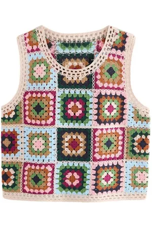 Next Trägertop Tanktop mit Häkeldesign und Aufnäher (1-tlg) - Verkäufer: Germany GmbH