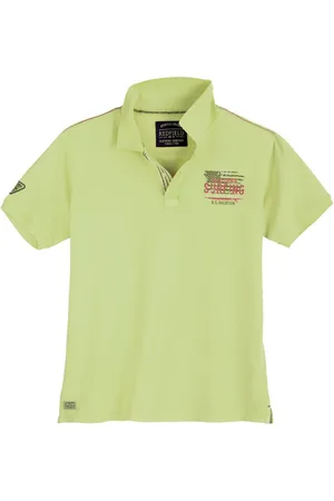 Redfield Poloshirt Übergrößen Poloshirt SURFING lime - Verkäufer: bigtex
