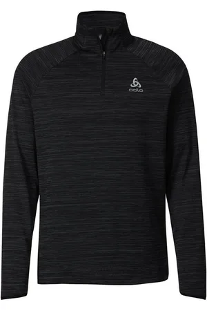 Odlo Rollkragenshirt Mid layer 1/2 zip STEAM BLACK MELANGE - Verkäufer: Sport Rossow GmbH