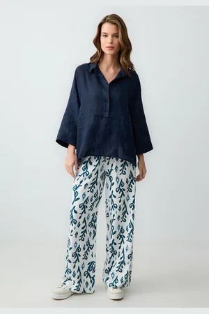 Jimmy Key Strickhose Geweven groene broek - Verkäufer:
