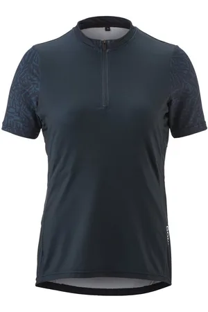 Gonso Radtrikot Adventure Jersey Halfzip W Damen Fahrradtrikot kurzarm, Rückentasche mit RV, Quick-Dry, Slim Fit