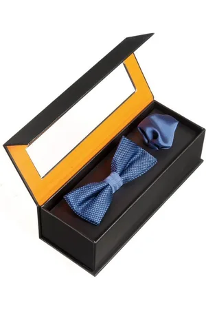 Carlo Monti Fliege - Set SILVESTRO Fliege + Schleife mit Ziertuch in Geschenkbox - Verkäufer: Schneider Fashion Store