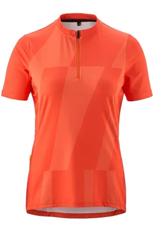 Gonso Radtrikot Adventure Jersey Halfzip W Damen Fahrradtrikot kurzarm, Rückentasche mit RV, Quick-Dry, Slim Fit