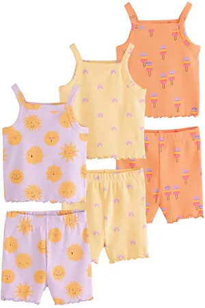 Next Pyjama Kurze Schlafanzüge mit Trägertop, 3er-Pack (6 tlg) - Verkäufer: Germany GmbH