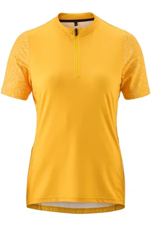 Gonso Radtrikot Adventure Jersey Halfzip W Damen Fahrradtrikot kurzarm, Rückentasche mit RV, Quick-Dry, Slim Fit