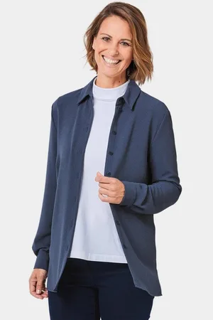 GOLDNER Outdoorjacke Leichte Blusenjacke in pflegeleichter Qualität Stretchbequeme Passform - Verkäufer:
