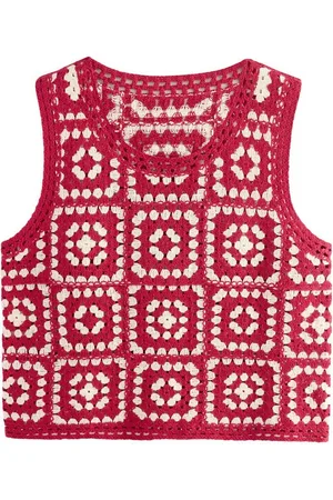 Next Trägertop Tanktop mit Häkeldesign und Aufnäher (1-tlg) - Verkäufer: Germany GmbH