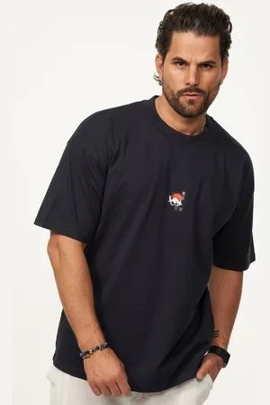 Soul Star T-Shirt mit Stickerei Herren Oversize-Fit Kurzarm Shirt mit Rundhals-Ausschnitt - Verkäufer: STYLE DIVISION