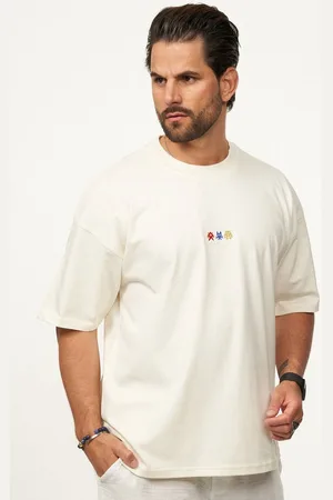 Soul Star T-Shirt mit Stickerei Herren Oversize-Fit Kurzarm Shirt mit Rundhals-Ausschnitt - Verkäufer: STYLE DIVISION