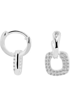 Akzent Ohrring-Set Raina 925er Sterling Silber Creolen mit Anhänger "Raina" (Paar), Damen Ohrring - Verkäufer: Shaghafi GmbH