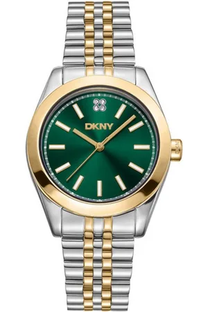DKNY Quarzuhr Nolita Midi - Zweifarbiger Silber- und Goldton, (Set) - Verkäufer: Diademita