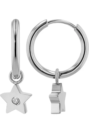 Akzent Ohrring-Set Sari "Sari" Edelstahl Creole mit Stern Anhänger, (Paar) - Verkäufer: Shaghafi GmbH