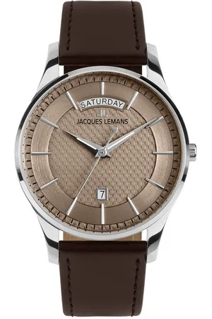 Jacques Lemans Quarzuhr London Quarz Dunkelbraun/Mokka - Verkäufer: uhrcenter
