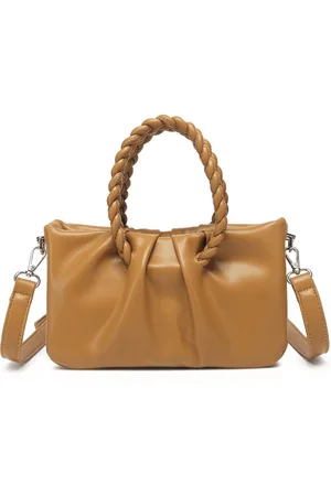 MISS LULÙ Umhängetasche PU Leder Schultertasche – Klein, mit Schulterriemen & Flechthenkel - Verkäufer: Halterner Technologie GmbH