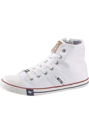 Mustang Sneaker, High Top-Sneaker, Schnürschuh mit Label in der Laufsohle