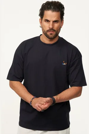 Soul Star T-Shirt mit Stickerei Herren Oversize-Fit Kurzarm Shirt mit Rundhals-Ausschnitt - Verkäufer: STYLE DIVISION