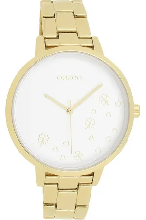 Oozoo Quarzuhr Damen Armbanduhr Timepieces Analog, (Analoguhr), Damenuhr rund, groß (ca. 42mm) Edelstahlarmband, Elegant-Style - Verkäufer: Fit4Style Silberschmuck - IMPPAC