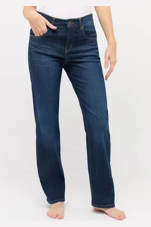 Angels Weite Jeans - basic Jeans - Used Wash - Dunkelblaue Jeans - LARA - Verkäufer: Schneider Fashion Store
