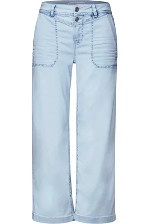 Street one Chinohose QR Denim-Wide Leg.mw.ultrablea - Verkäufer: Robert Ley Damen & Herrenmoden GmbH & Co KG