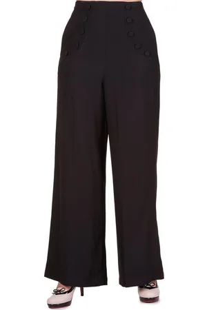 Banned Retro Schlaghose Retro Full Moon Vintage Trousers 40er Jahre Stil - Verkäufer: Schompi Trading e.K.