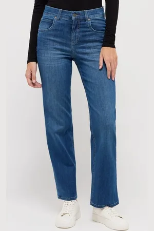 Angels Weite Jeans - basic Jeans - Used Wash - Dunkelblaue Jeans - LARA - Verkäufer: Schneider Fashion Store